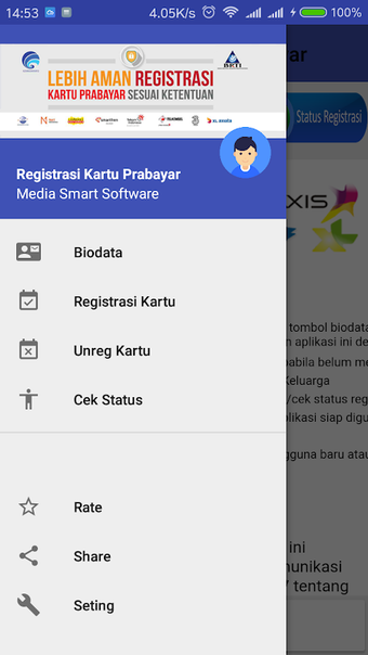 Registrasi Kartu Prabayar