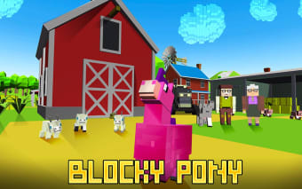 Blocky Pony Farm 3D