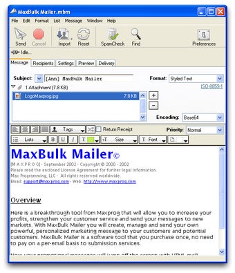 Imagen 0 para MaxBulk Mailer