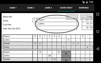 Bild 0 für Badminton Umpire Score Ke…