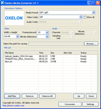 Imagen 1 para Oxelon Media Converter