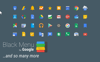 Black Menu for Google