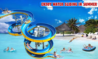 Immagine 0 per Water Park Slide Surfers …