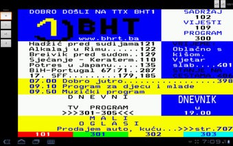 Image 0 for BHT1 Teletekst