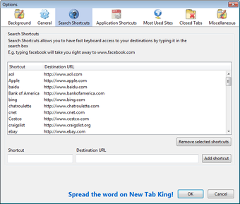 Image 0 for New Tab King