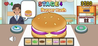 HamburgerRush-Fun food game