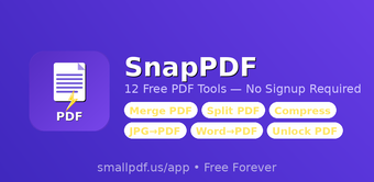 Obraz 0 dla SnapPDF–PDF Converter & S…