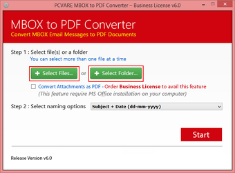 Obraz 0 dla MBOX to PDF Converter