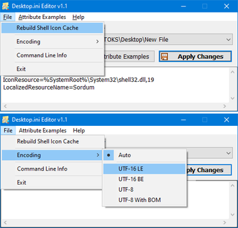Obraz 0 dla Desktop.ini Editor