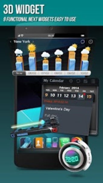 Bild 5 für Next Launcher 3D Shell