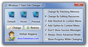 Bild 0 für Windows 7 Start Orb Chang…