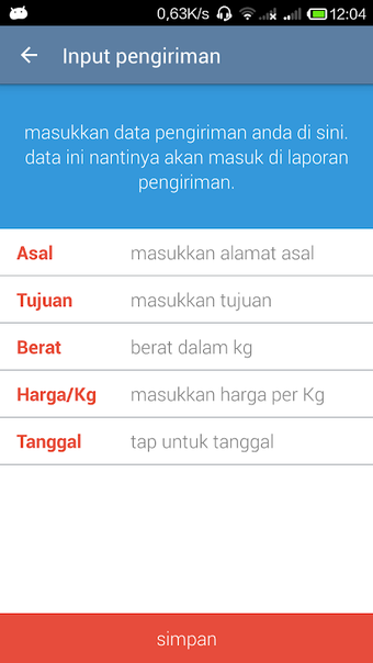 Ongkos Kirim JNE的第0张图片