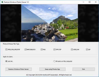 Image 1 pour Restore Windows Photo Vie…