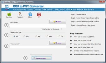 Bild 0 für Softaken DBX to PST Conve…