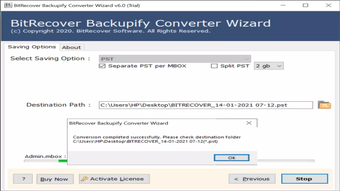 Image 0 pour BitRecover Backupify Conv…
