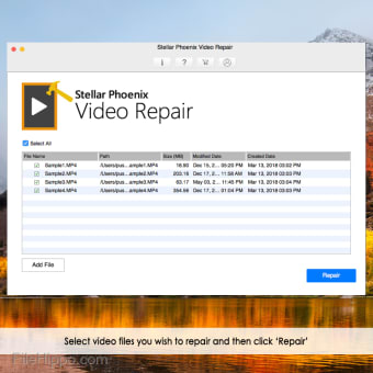 Stellar Video Repair for Mac