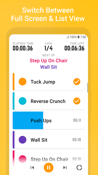 Exercise timer online