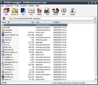WinRAR Unplugged
