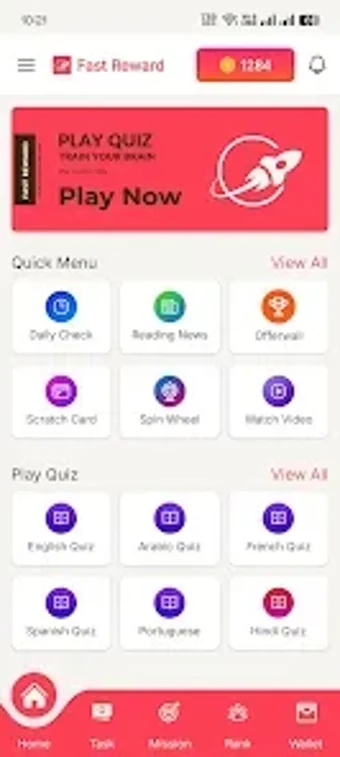 Imagen 0 para Fast Reward - Online Quiz