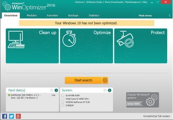 Image 0 for Ashampoo WinOptimizer 201…