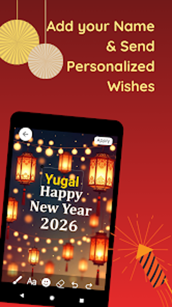 New Year 2026  Greetings …的第0张图片