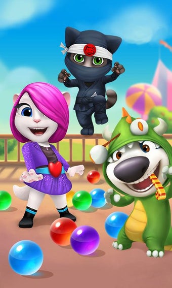 Imagen 1 para Talking Tom Bubble Shoote…