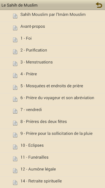 Immagine 0 per Le Sahih de Muslim