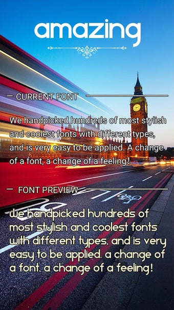 Image 0 for Amazing Font for FlipFont…