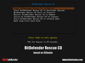 Bild 1 für BitDefender Rescue CD