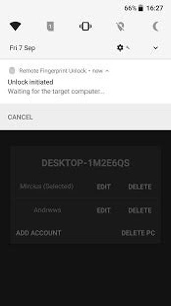 Bild 0 für Remote Fingerprint Unlock