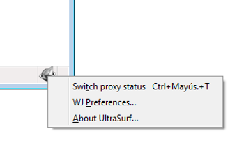 Image 1 pour UltraSurf Firefox Tool