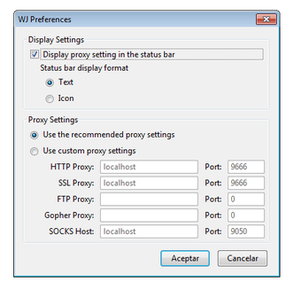 Immagine 0 per UltraSurf Firefox Tool