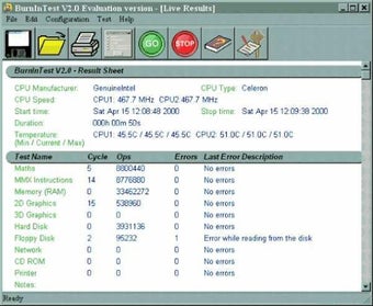 Passmark BurnInTest