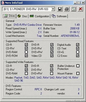 Nero InfoTool