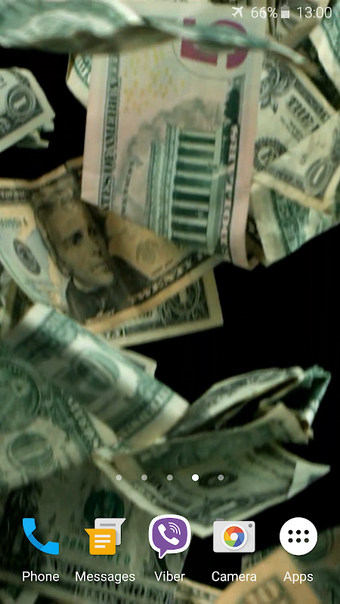 Falling Money 3D Wallpape…的第0张图片