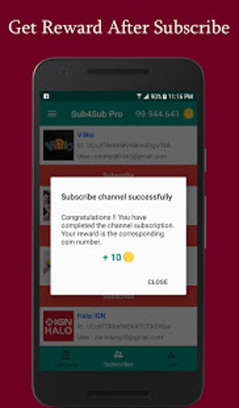 Imagen 1 para Sub4Sub Pro For Youtube