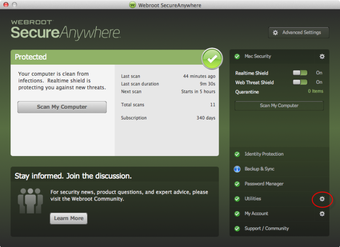 Immagine 1 per Webroot System Analyzer