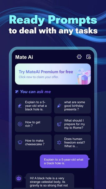 下载 MateAI-AI Chat Bot Assistant 1.6.2 Android 版 - Filehippo.com