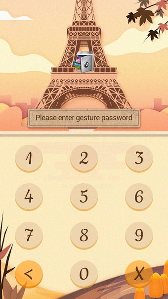 AppLock Theme Eiffel Tower