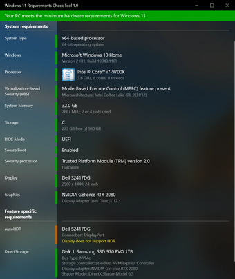 Immagine 0 per Windows 11 Requirements C…