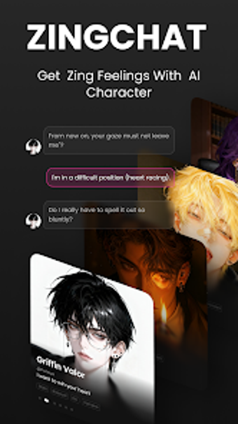 Bild 0 für ZingChat: Charming AI Rol…