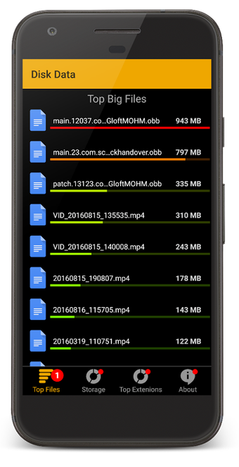 Image 0 pour Big Files Cleaner (Disk D…