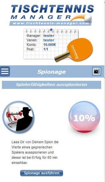 Image 0 pour Tischtennis Manager