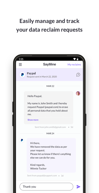 Bild 0 für SayMine - Smart Data Assi…