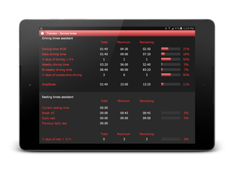 TX-FLEX  driver app for TX-SKY and TX-GO