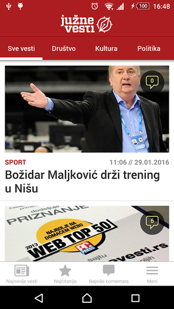 Immagine 0 per Južne vesti