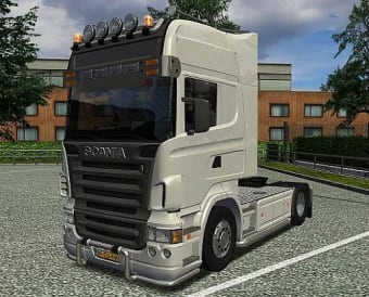 Euro Truck Simulator 2 SCANIA V8 Skin