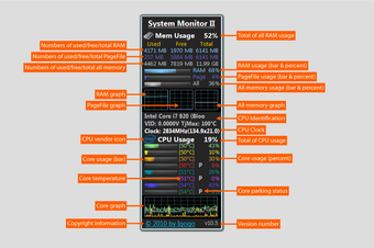 Download System Monitor II for Windows