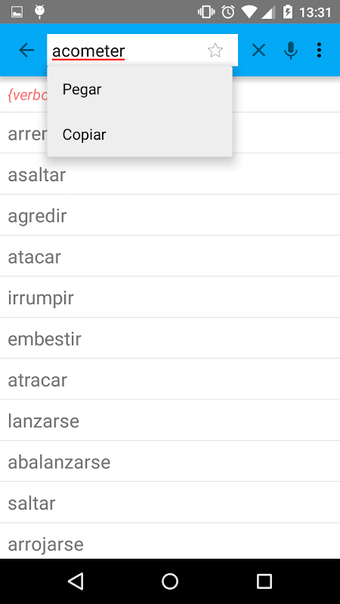 Spanish Synonyms Offline