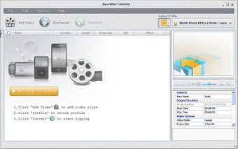 Obraz 0 dla Aura Free Video Converter